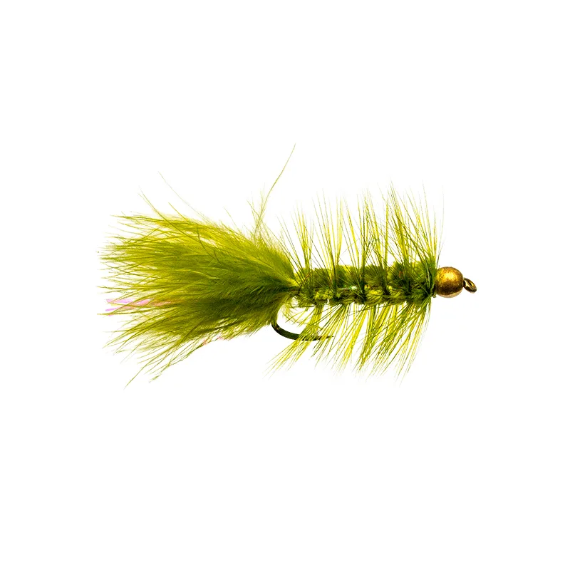 Bead Head Flashabou Bugger Olive
