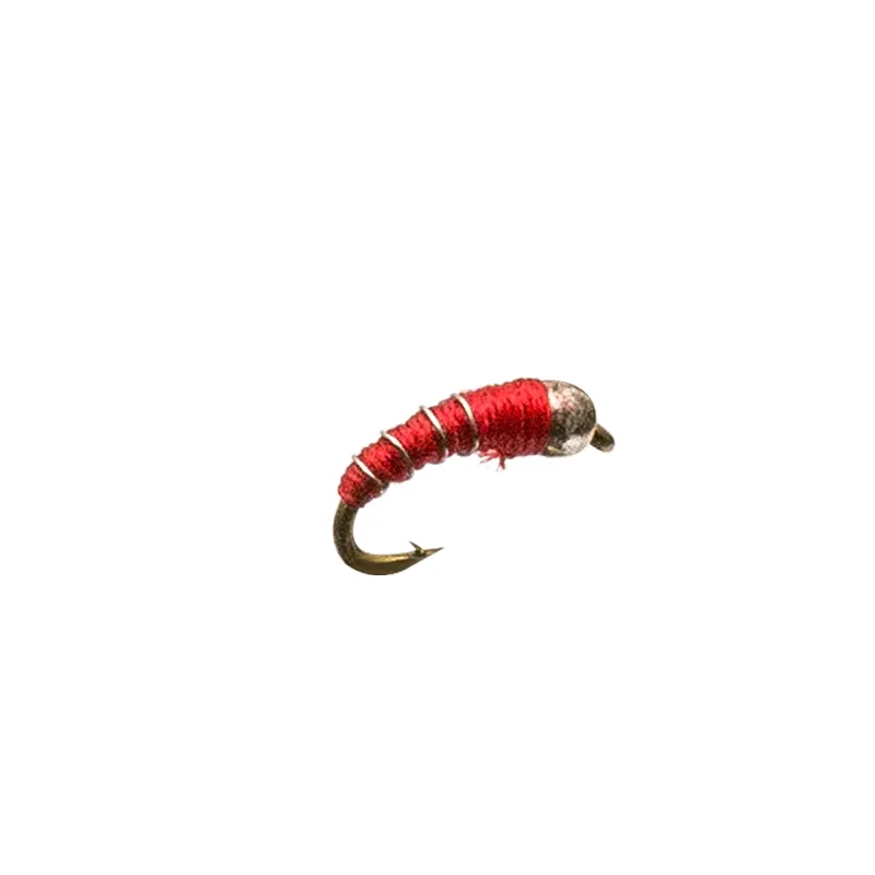 Bead Head Zebra Midge Red