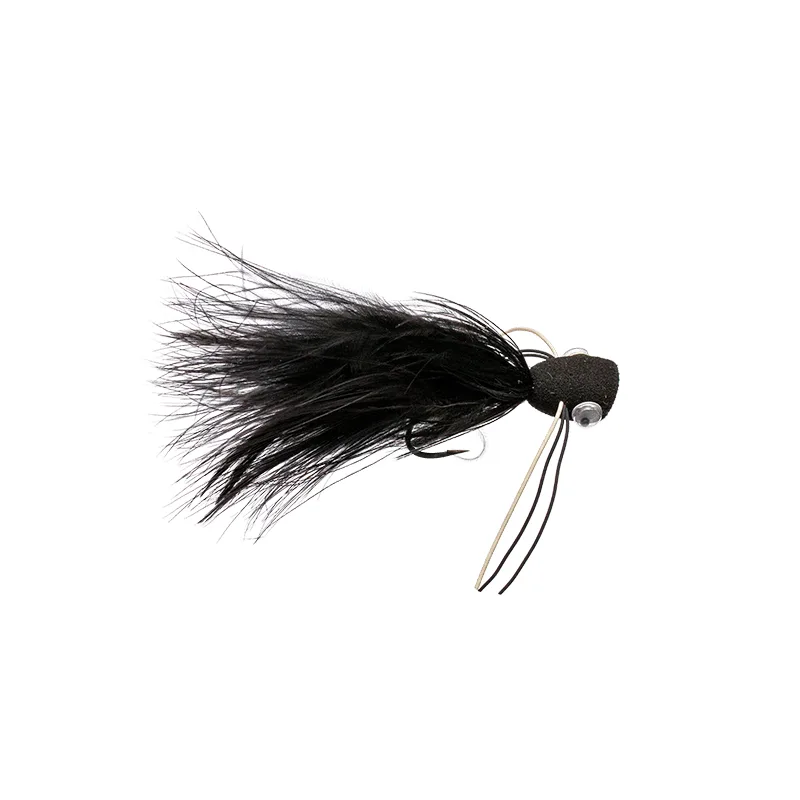 Dry Bass Popper Black
