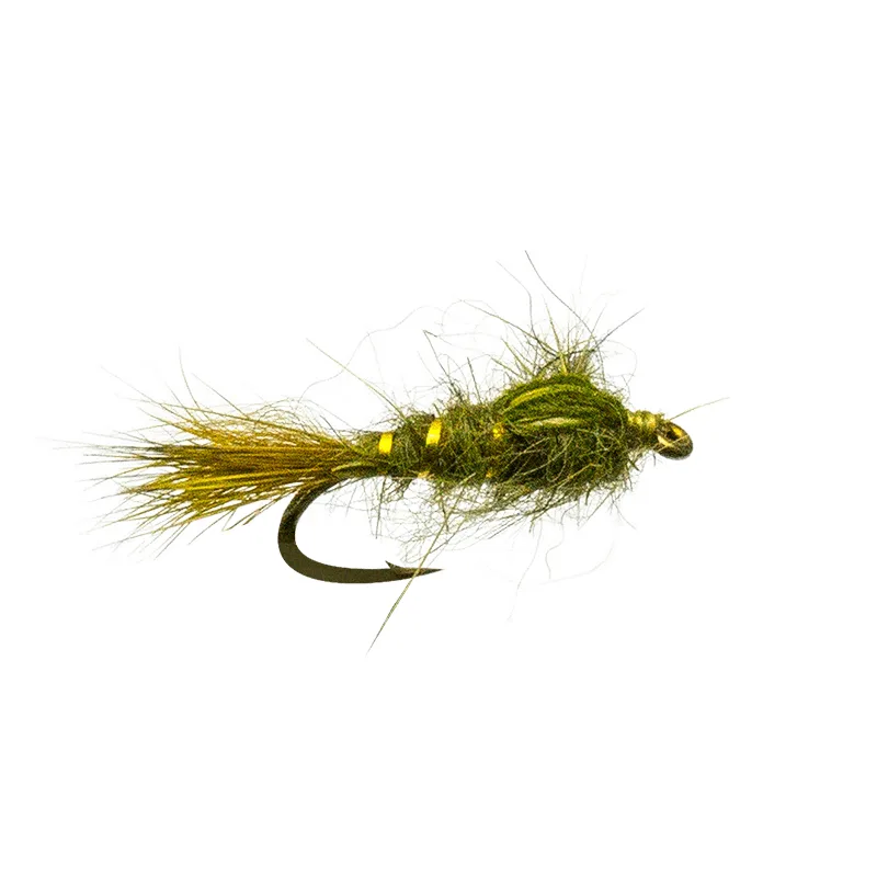Gold Rib Hare's Ear Olive