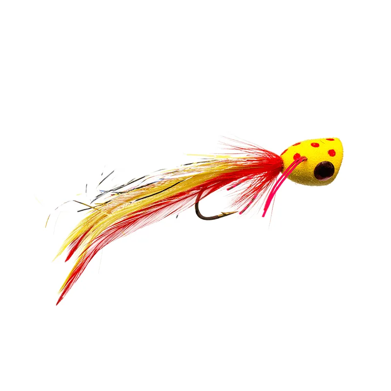 Popper Poppin Bug Yellow & Red